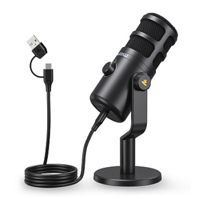 Maono PD100U , динамический USB микрофон, частота дискретизации 192 кГц, 24 бита, подключение по USB