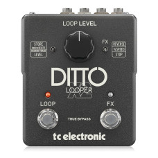 TC electronic DITTO X2 LOOPER педаль стерео лупер с функциями остановки, реверса и изменением скорости