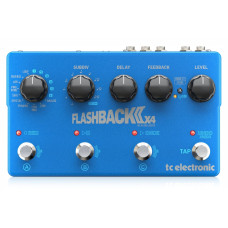 TC electronic FLASHBACK 2 X4 DELAY педаль дилэй, студийный уровень, 10 типов задержки, технология TonePrint