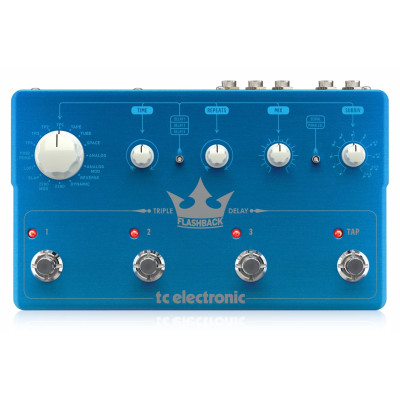 TC electronic FLASHBACK TRIPLE DELAY педаль дилэй, студийный уровень, три независимых повтора