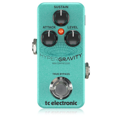 TC electronic HYPERGRAVITY MINI COMPRESSOR педаль многополосный компрессор с продвинутыми алгоритмами MD3 от мастерингового процессора SYSTEM 6000