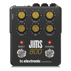 TC electronic JIMS 800 PREAMP гитарная педаль, преамп имитация работы лампового прибора British High Gain Amp