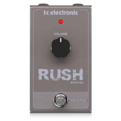TC electronic RUSH BOOSTER педаль бустер, чистое и мощное звучание, усиление +20dB
