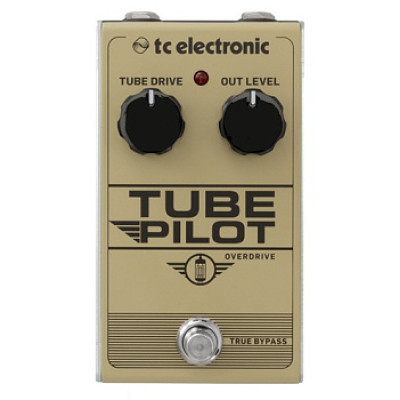 TC electronic TUBE PILOT OVERDRIVE педаль овердрайв, ламповый, сочный и грубый звук, используется лампа 12AX7