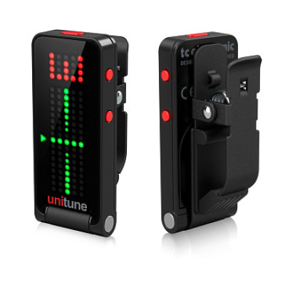 TC electronic UNITUNE CLIP NOIR гитарный тюнер прищепка, чёрный цвет