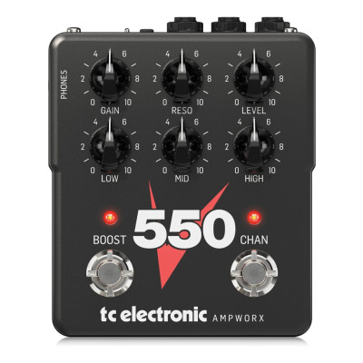 TC electronic V550 PREAMP гитарная педаль, преамп имитация работы лампового прибора 5150