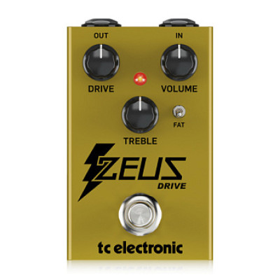 TC Electronic ZEUS DRIVE OVERDRIVE педаль овердрайв с двумя моделями перегрузки