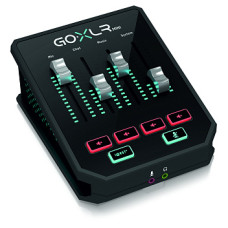 TC Helicon GO XLR MINI звуковой интерфейс для live -стриминга и геймеров, микшер 4 фейдера, оптический вход для игровых приставок