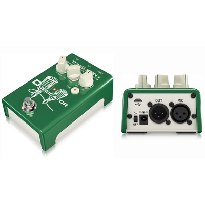 TC Helicon DUPLICATOR педаль эффектов дублирование, эхо, коррекция высоты, питание от батареи