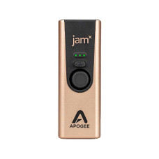 Apogee Jam X интерфейс USB мобильный 3-канальный для Windows и Mac. Инструментальный вход, встроенный компрессор, 96 кГц