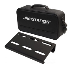 JamStands JS-PB200 компактный педалборд с мягким кейсом и зажимом для БП, вес 1,6 кг, черный