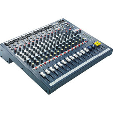 Soundcraft EPM12 микшерный пульт 12 моно, 2 стерео, 2 Aux, фейдеры 60мм. Рэковое крепление в комплекте.
