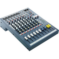 Soundcraft EPM6 микшерный пульт 6 моно, 2 стерео, 2 Aux, фейдеры 60мм. 