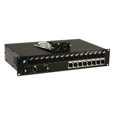 Soundcraft MSB16R-Cat5 коммутационный рэк (2U). 16 мик/лин входов, 8 линейных выходов. БП встроенный.