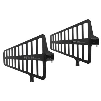 FBW DA40 комплект из двух активных направленных антенн,450-950МГц, регулировка усиления -6,0,+6,+12дБ, 3м кабели в комплекте.