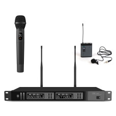 FBW A2-MIX радиосистема комплект из приёмника A120R с ручным передатчиком A100HT и портативным A100BT с петличным микрофоном