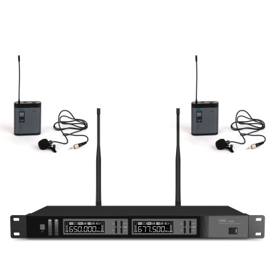 FBW A2-PRESENTER радиосистема, комплект из приёмника A120R и двух поясных передатчиков A100BT, 512-562МГц