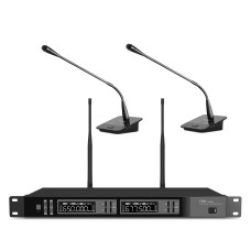 FBW A2D-CONFERENCE радиосистема, комплект из диверситивного приёмника A220R и двух передатчиков A100CT, 512-562МГц