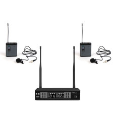 FBW A2S-PRESENTER радиосистема, комплект из приёмника A20R и двух поясных передатчиков A100BT, 512-562МГц, FM-модуляция