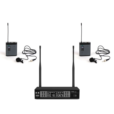 FBW A2S-PRESENTER радиосистема, комплект из приёмника A20R и двух поясных передатчиков A100BT, 512-562МГц, FM-модуляция