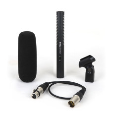 FBW EM-1500A конденсаторный микрофон-"пушка" для кинопроизводства, гиперкардиоида, 48В, 40-20000Гц