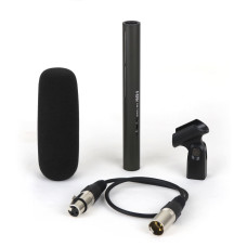 FBW EM-1500B конденсаторный микрофон-"пушка" для интервью, гиперкардиоида, 48В, 40-16000Гц