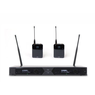 FBW P1R2 BODYPACK радиосистема с двумя поясными передатчиками, микрофонный/инструментальный вход
