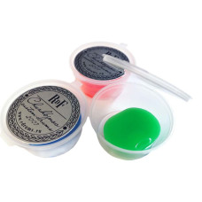 Комплект из 6 демпферных стикеров зелёного цвета для приглушения звука и обертонов барабанов и тарелок