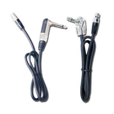 JTS GC-100L Готовый кабель 4-пиновый mini XLR - 90 град. 6.3 мм разъём