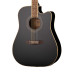 AD880CE-BK Standard Series Электро-акустическая гитара, с вырезом, черная, Cort