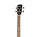 AB850F-BK-BAG Acoustic Bass Series Электро-акустическая бас-гитара, с вырезом, черная, Cort