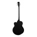 AB850F-BK-BAG Acoustic Bass Series Электро-акустическая бас-гитара, с вырезом, черная, Cort