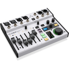 Behringer FLOW 8 цифровой микшер, 8 каналов, выход для наушников, вход для педали, 2 TRS Send, 2 XLR. Bluetooth