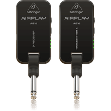 Behringer AIRPLAY GUITAR AG10 (ULG10) компактная гитарная радиосистема, 2,4ГГц, встроенные аккумулятор, разъемы Jack