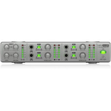 Behringer AMP800 V2 усилитель для наушников четырёхканальный, два стерео входа, раздельные регулировки громкости