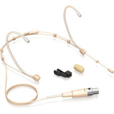 Behringer BO440 конденсаторный всенаправленный микрофон с оголовьем, разъем mini XLR 3 pin, с ветрозащитой, кабель 1,2 м, бежевый