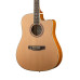 F668C-N Акустическая гитара, с вырезом, цвет натуральный, Caraya