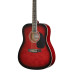 F630-RDS Акустическая гитара, красный санберст, Caraya