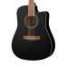 F601-BK Акустическая гитара, с вырезом, черная, Caraya