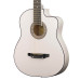 62CW Гитара акустическая, с вырезом, белая, Ижевский завод Т.И.М