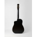 ACD-41A-79-BK Акустическая гитара, с вырезом, черная, АККОРД