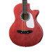 ACD-41A-34d-MAH Акустическая гитара, с вырезом, цвет красное дерево, глянцевая, АККОРД