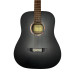 D-Black Гитара акустическая, черная, Кунгурская Акустика