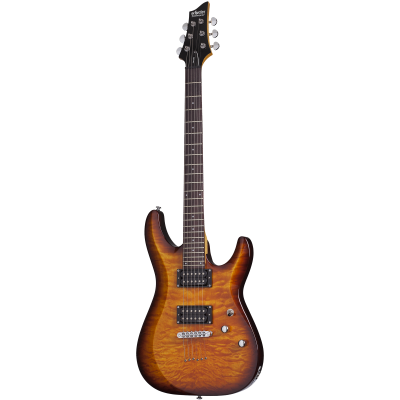 Schecter C-6 PLUS Гитара электрическая (Vintage Sunburst)