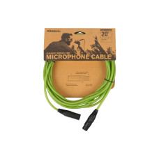 PW-CPMIC-20GL Classic Series Pro Микрофонный кабель, 6м, светло-зелёный, D'Addario