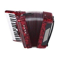 A-6-RD Аккордеон "Тула" 34х60-III-5, красный, Тульская Гармонь