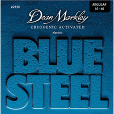 DM2556 Blue Steel Комплект струн для электрогитары, никелированные, 10-46, Dean Markley