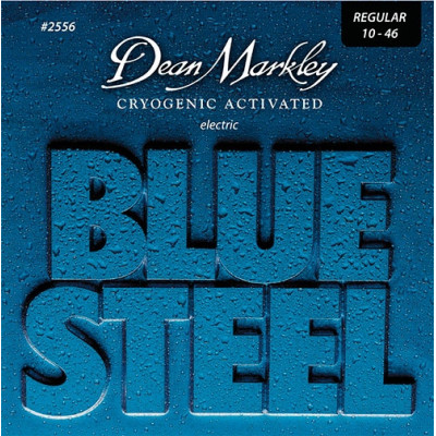DM2556 Blue Steel Комплект струн для электрогитары, никелированные, 10-46, Dean Markley