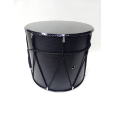 MZ-B13bKB Барабан кавказский 13", черный, черные мембраны, с чехлом, MEZZO