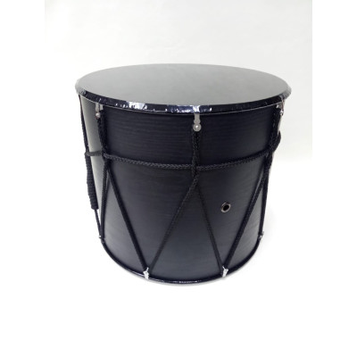 MZ-B13bKB Барабан кавказский 13", черный, черные мембраны, с чехлом, MEZZO